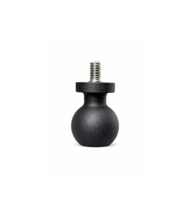 RevCraft A-Pillar Mount bracket with triple 1-inch ball base installed inside 4x4 cabin, Modular A-pillar mounting bracket with 3 one-inch ball mounts, 4x4 A-pillar accessory mount with universal 1-inch ball system, RevCraft A-Pillar Mount installed on vehicle A-pillar with modular ball mounts, Cabin A-pillar bracket holding 1-inch ball mounting system, Interior A-pillar mount setup for phone walkie and camera modules, Close-up of RevCraft A-Pillar bracket with three 1-inch ball mounts, Textured metal A-pillar mounting bracket with ball system, Modular A-pillar mount base with universal ball joints, A-pillar mount holding action camera inside off-road vehicle, Modular cabin mount supporting phone and camera on A-pillar, 4x4 interior A-pillar mounting system in use